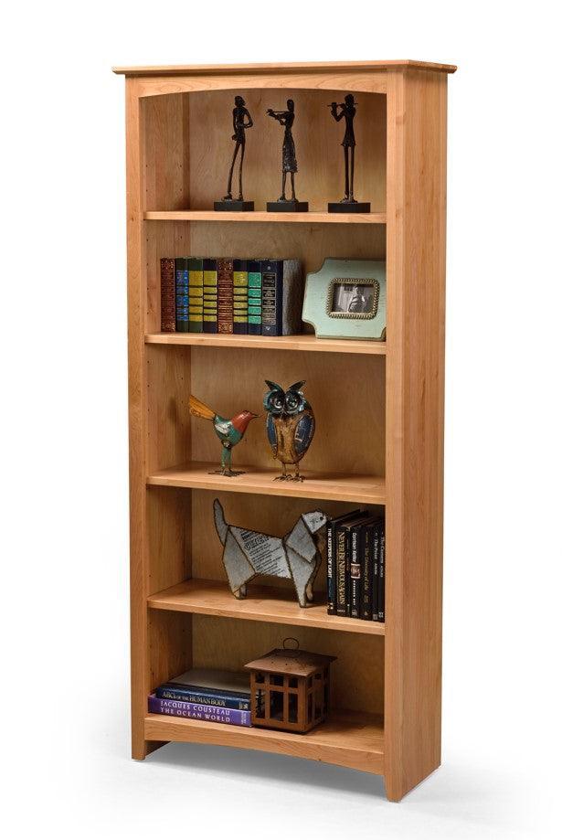 24"w Alder Bookcase (72"h - 84"h) - Barewood