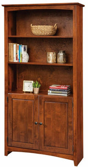 30"w Alder Bookcase (72"h - 84"h) - Barewood