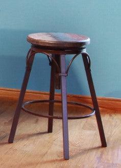 Multicolor Adjustable Height Stool - Barewood