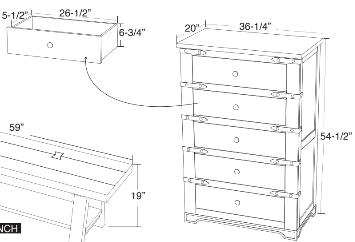 Parota Chest - Barewood