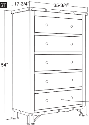 Antique Chest - Barewood