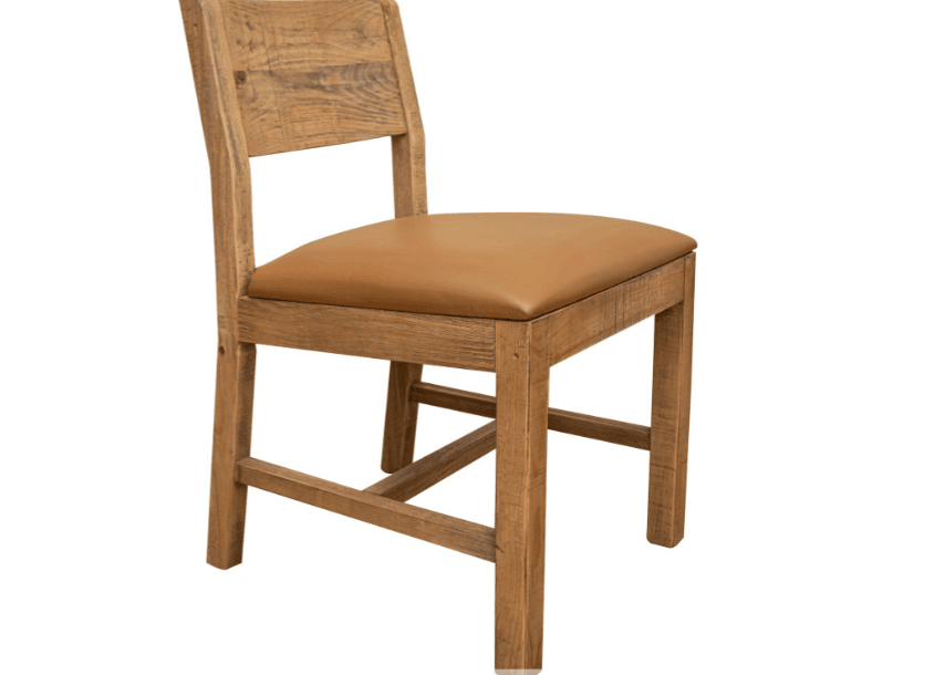 Tulum Panel Back Chair — Barewood
