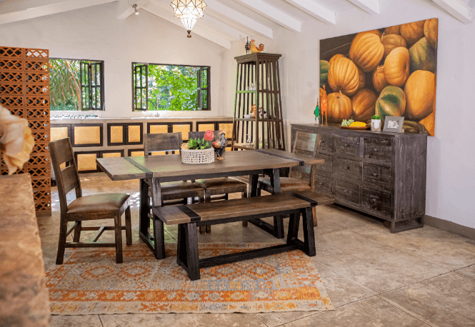 Urban Art Dining Table - Barewood