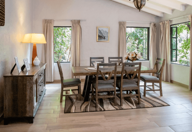 Loft Brown Dining Table - Barewood