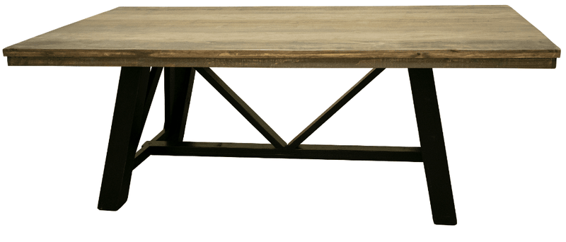 Loft Brown Dining Table - Barewood