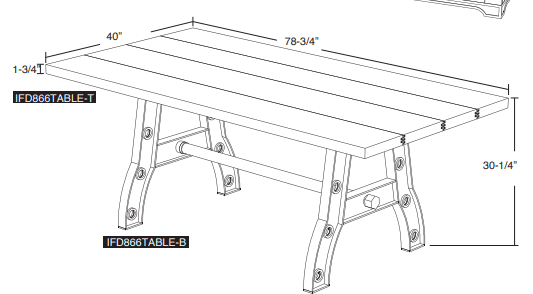 Parota Dining Table - Barewood