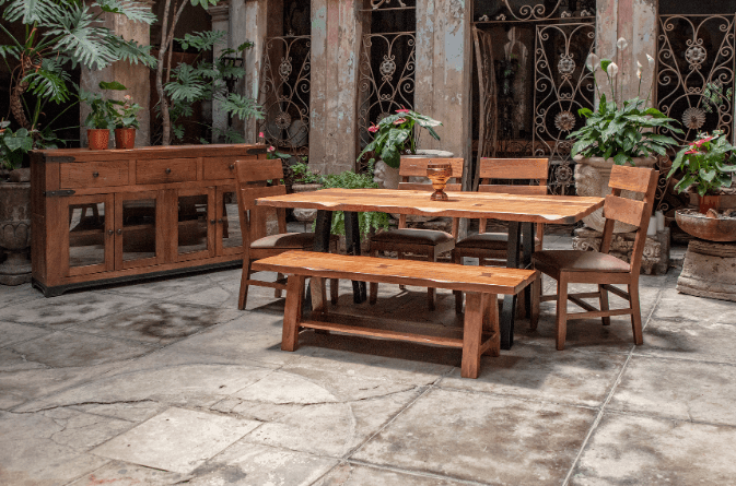 Parota Ladder Back Chair - Barewood