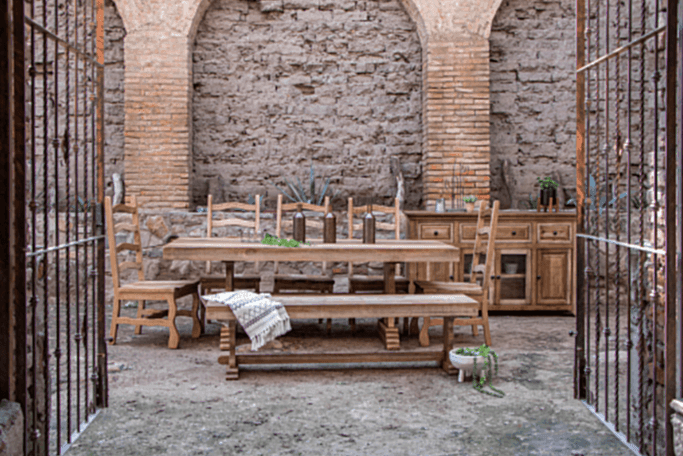 Marquez Bench - Barewood