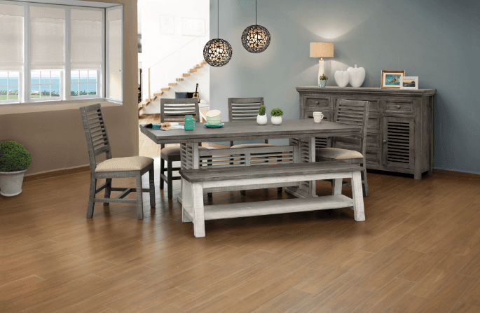 Stone Rectangular Dining Table - Barewood