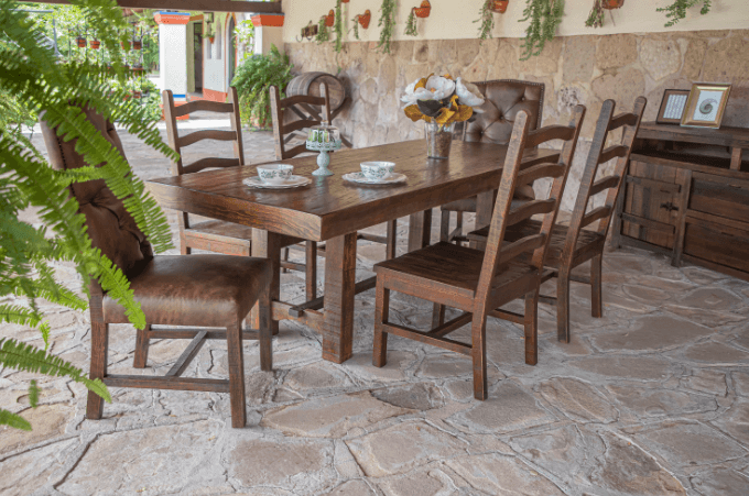 Mezcal Dining Table - Barewood