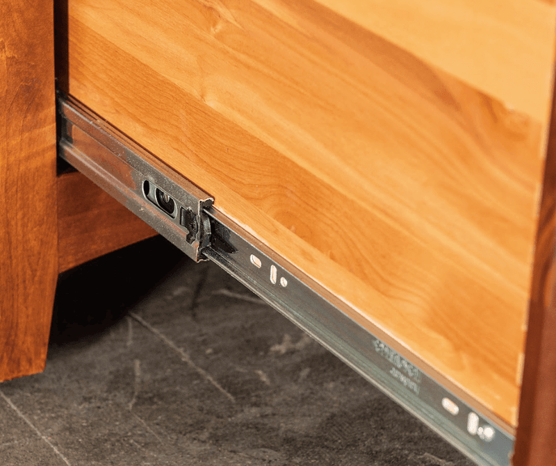 Shaker Two Drawer File - Barewood