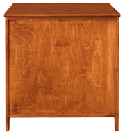 Alder Two Door Office Cabinet - Barewood