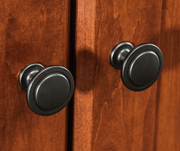 Alder Two Door Office Cabinet - Barewood