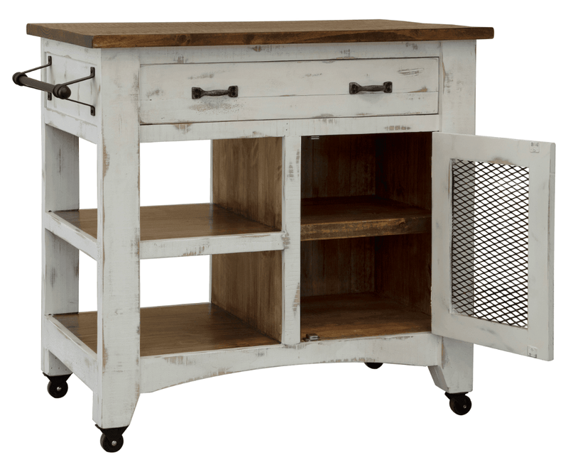 Pueblo Kitchen Island - Barewood
