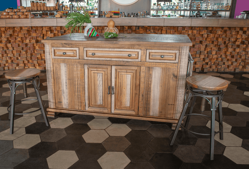 Marquez Kitchen Island - Barewood