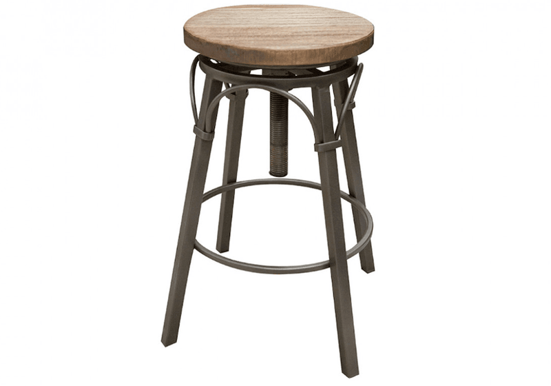 Marquez Adjustable Height Stool - Barewood