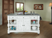 Stone Large Kitchen Island - Barewood