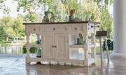 Stone Large Kitchen Island - Barewood