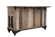Loft Brown Kitchen Island - Barewood