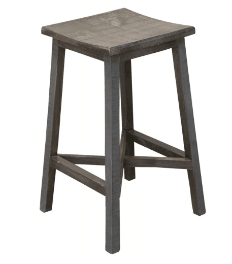 Loft Brown Stool - Barewood