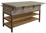 Mita Kitchen Island - Barewood