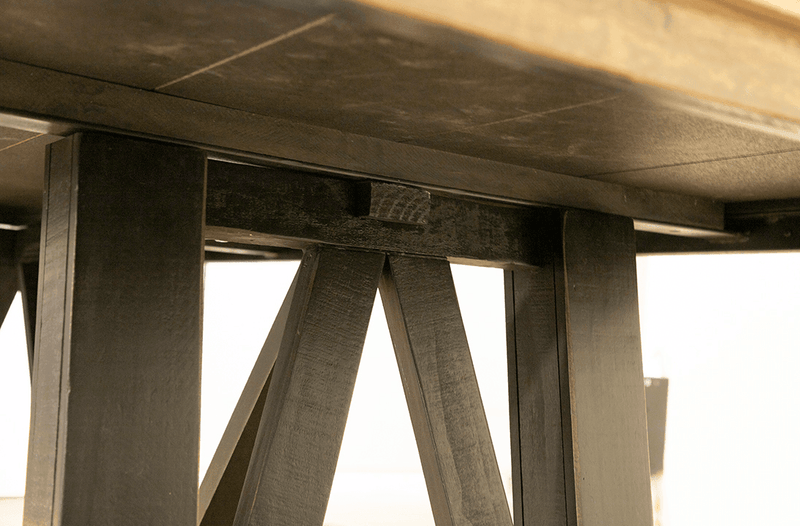 Loft Brown Dining Table - Barewood