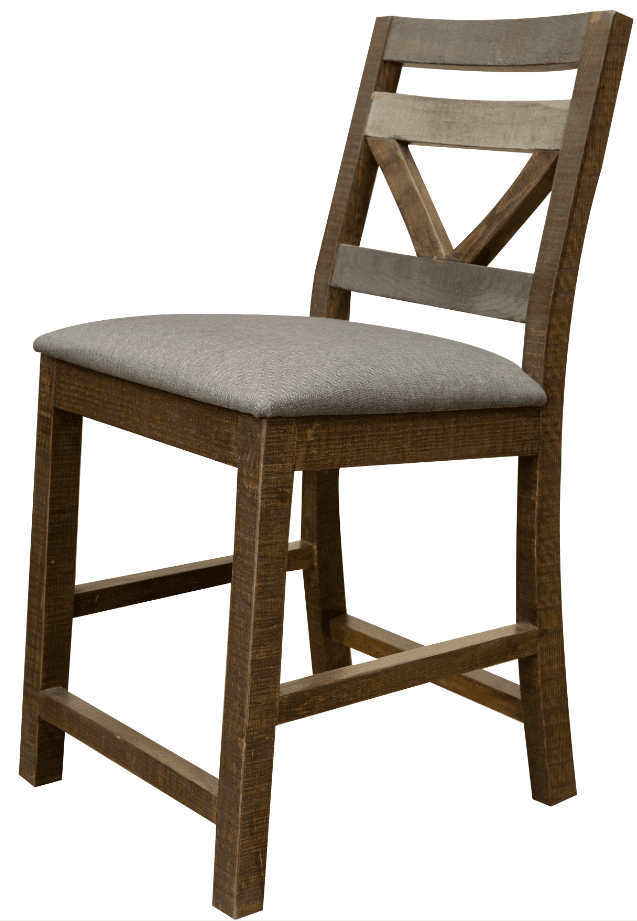 Loft Brown Stool - Barewood