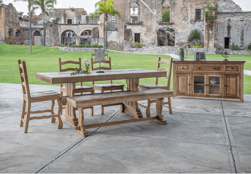 Marquez Counter Height Bench - Barewood