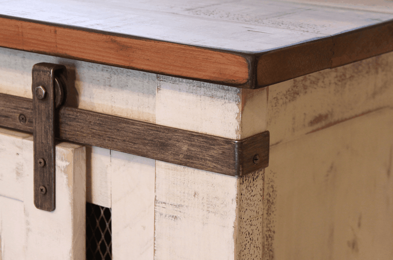 Pueblo TV Stand - Barewood