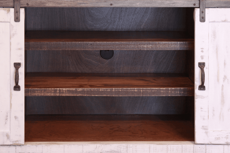 Pueblo TV Stand - Barewood