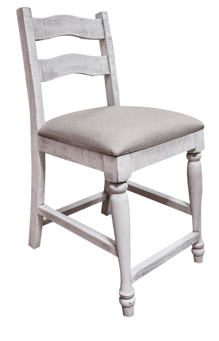 Rock Valley Ladder Back Stool - Barewood