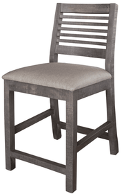 Stone Ladder Back Stools - Barewood