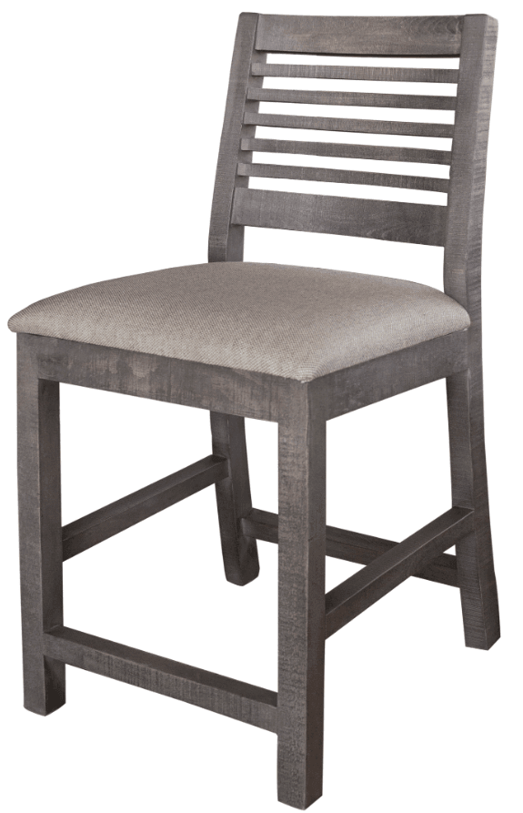 Stone Ladder Back Stools - Barewood