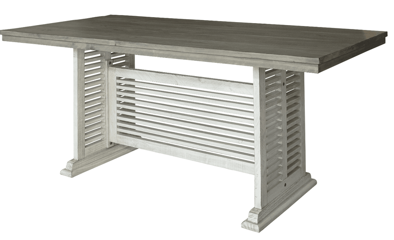 Stone Rectangular Counter Height Dining Table - Barewood