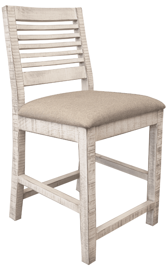 Stone Ladder Back Stools - Barewood