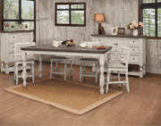 Stone Turned Leg Stools - Barewood