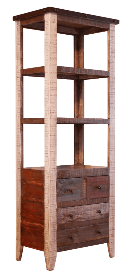 Antique Multicolor Wall Unit - Barewood