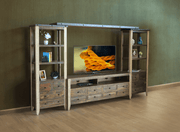 Antique Multicolor Wall Unit - Barewood