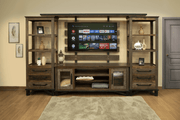 Loft Brown Wall Unit - Barewood