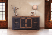 Pueblo Black TV Stand - Barewood