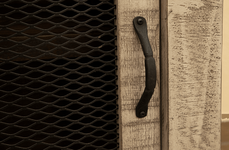 Pueblo Gray TV Stand - Barewood