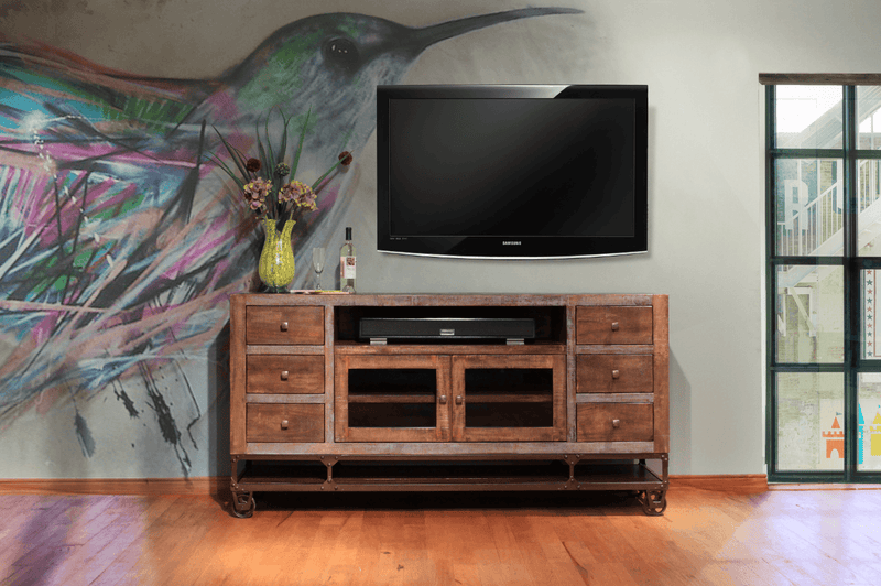 Urban Gold TV Stand - Barewood