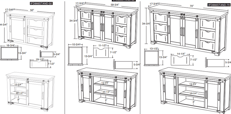 Parota TV Stand - Barewood