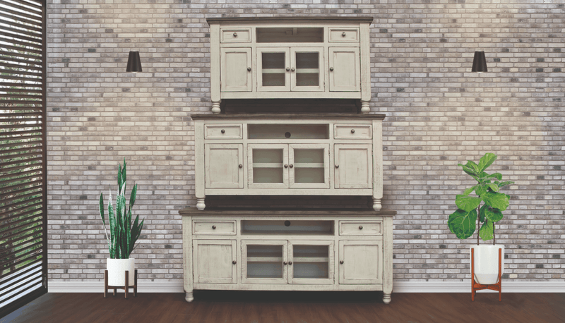 Stone TV Stand - Barewood