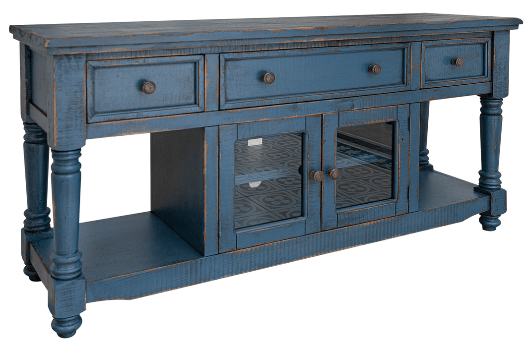 Aruba Solid Finish TV Stand - Barewood