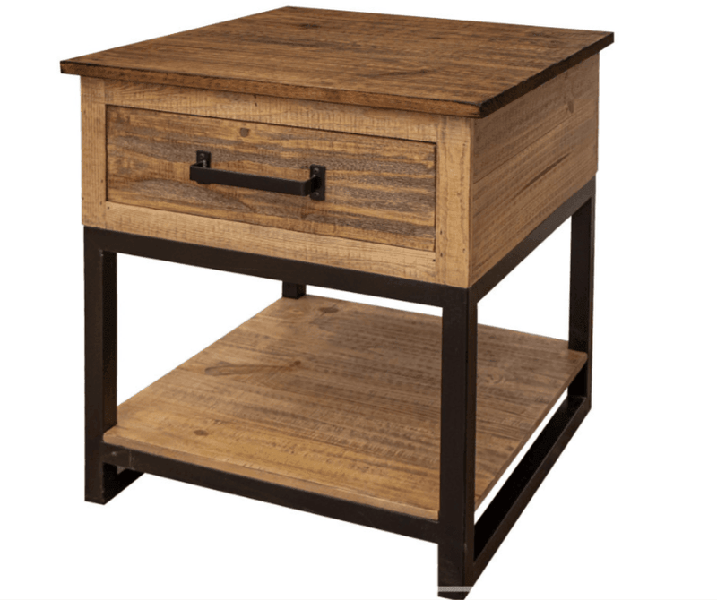 Olivo End Table - Barewood