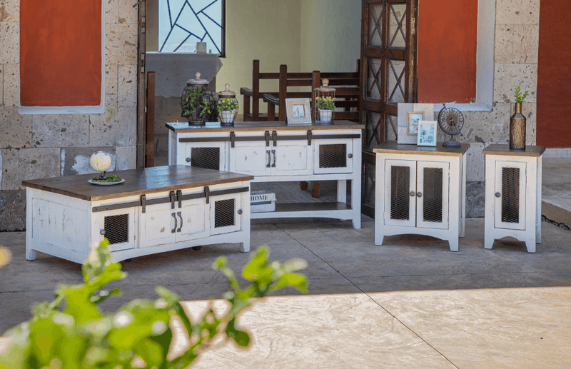 Pueblo Cocktail Table - Barewood