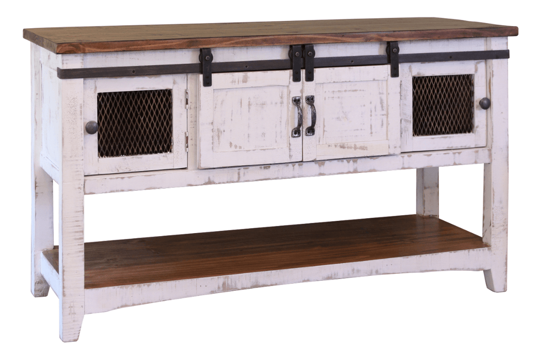 Pueblo Sofa Table - Barewood