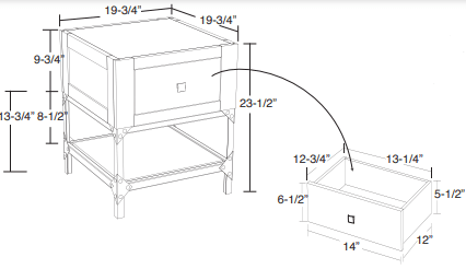 Urban Gray End Table - Barewood