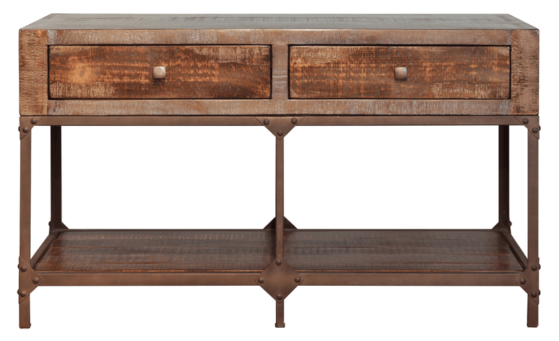 Urban Gold Sofa Table - Barewood